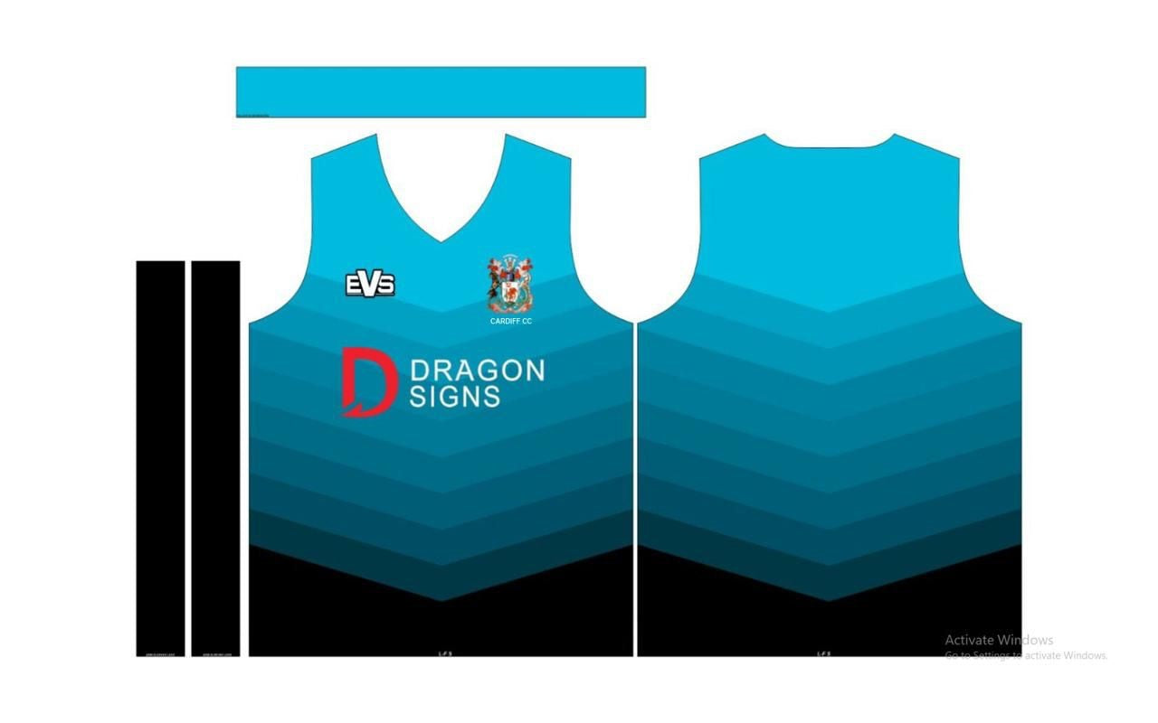 Cardiff CC Junior Long Sleeve Playing Jumper